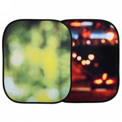 LL LB5730. Out of Focus 1.2 x 1.5m Summer Foliage/City Lights